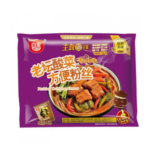 BAIJIA Inst. Vermicelli Pickled Cab.老坛酸菜粉丝 110g