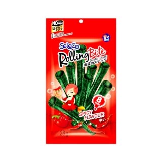 Seleco Seaweed Snack Roll Spicy, 28g