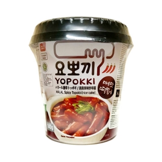 Yopokki Ricecake Cup Halal Spicy 140g