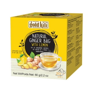 Gold Kili Natural Ginger Bag with Lemon 60g