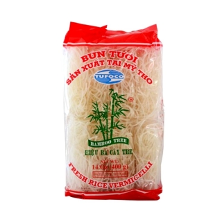 Bamboo Tree Tenké Rýžové Nudle 8pcs 400g