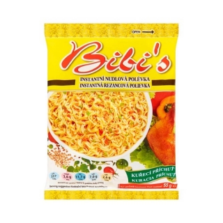 Bibi´s Instantní Nudlová Polévka Kuřecí 60g