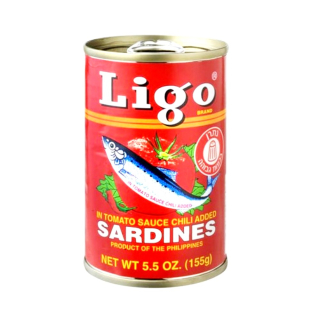 Ligo Sardines in Tomato Sauce with Chilli 155g
