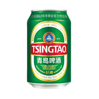 TSINGTAO Beer 青岛啤酒 4,7% Alc. – Plato 10,8 330ml
