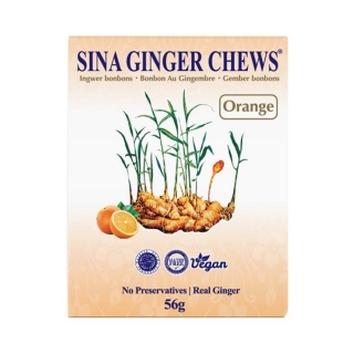 Sina Ginger Orange Candy 56g