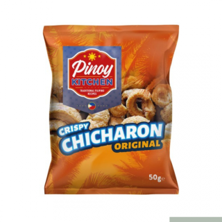Pinoy Kitchen Chicharon (Pork rind) Salted Original 50g
