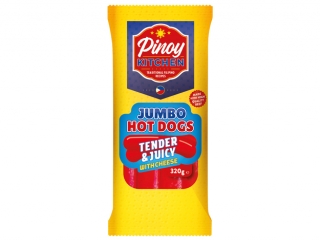 Pinoy kitchen Jumbo Hot Dogs with cheese 320g