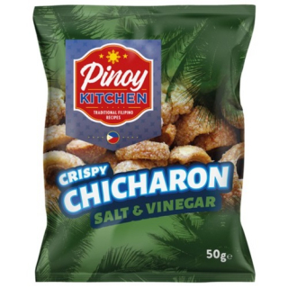 Pinoy Kitchen Chicharon (Pork rind) Salt & Vinegar 50g