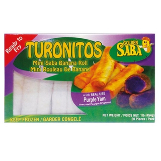 Golden Saba Turonitos mini Sweet Potato Rolls - Purple yam 454g