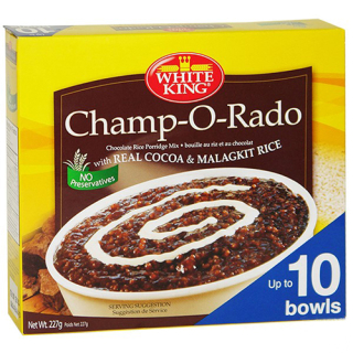 Champ-o-rado chocolate Rice porridge 227g - White king